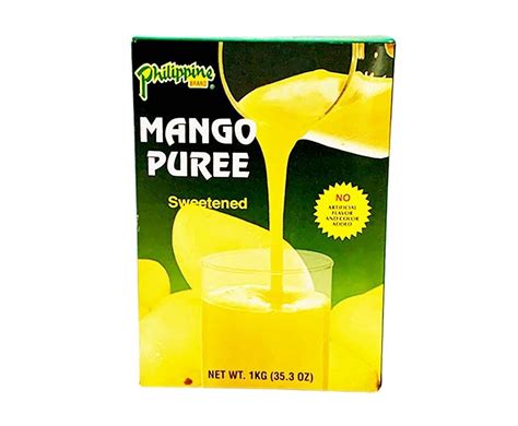 Philippine Brand Mango Puree Sweetened 353oz 1kg
