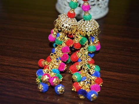 Multicolor Tassel For Wedding Lehenga Dress Blouses Indian Embellishment Accessories