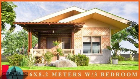 6x8 2 Meters Half Amakan House Design W 3 Bedroom Bamboo House Design