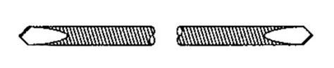 Steinmann Pins Fully Threaded Double End Diamond 9 18 32mm
