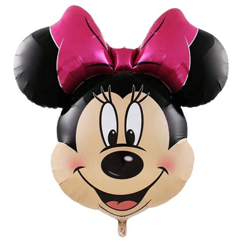 Minnie Mouse Balloons For Birthday Decorations - 5pcs