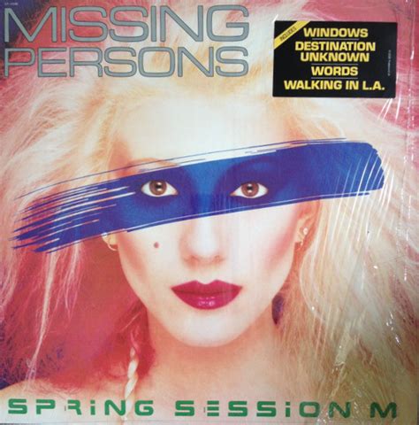 Missing Persons Spring Session M 1982 Vinyl Discogs