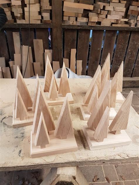 Several Pieces Of Wood Sitting On Top Of A Table