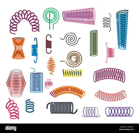 Car Springs Stock Vector Images Alamy