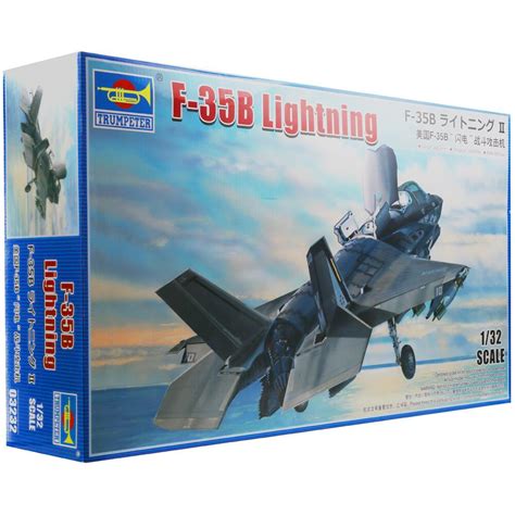 Trumpeter F 35B Lightning II Military Aircraft Model Kit Scale 1 32