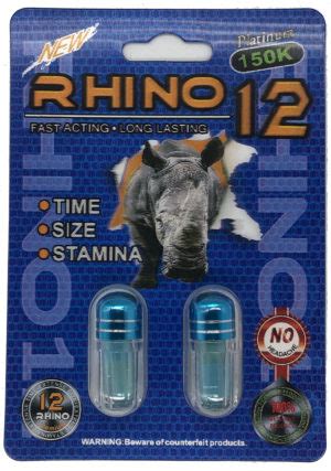 Rhino K Male Sexual Supplement Enhancement Double Pill Rhino