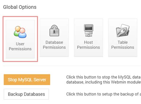 Database Allow Remote Mysql Access On Linux Through Webmin Or Shell Stack Overflow