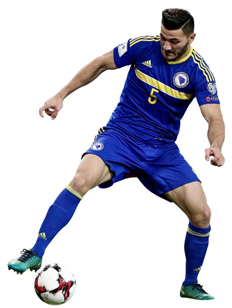 Sead Kolasinac Bosnia and Herzegovina football render - FootyRenders