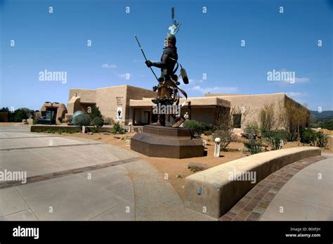 Museum Of Indian Arts And Culture Santa Fe New Mexico And Statue Of An