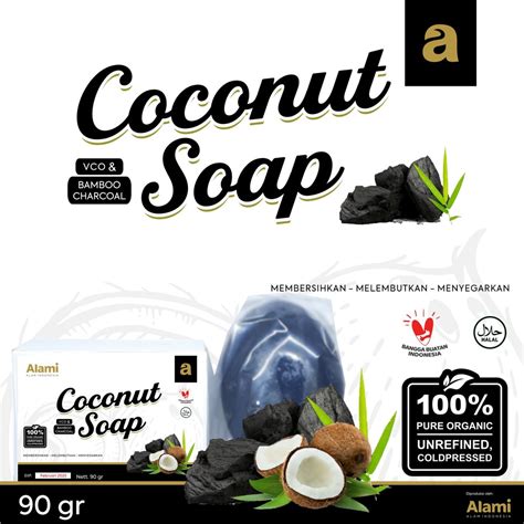 Jual Vco Soap Sabun Vco 90 Gr Organic Plus Arang Bamboo Charcoal