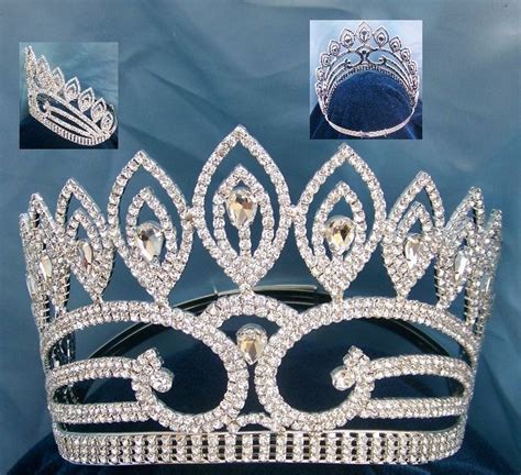 60 Dutchess Adelle Rhinestone Adjustable Contoured Pageant Crown