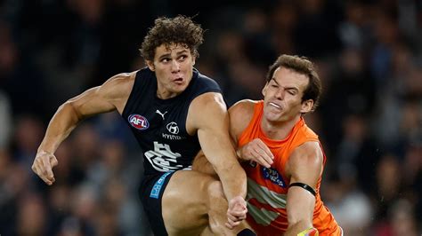 Afl Round Carlton Defeats Gws Giants Patrick Cripps And Sam Walsh