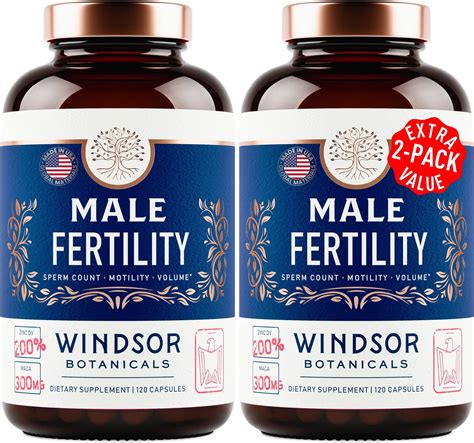 One Month Supply Each Fertility Blend Supplement For Men