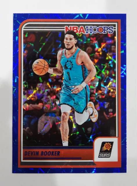 2023 24 PANINI NBA Hoops Devin Booker Hyper Blue Asia Phoenix Suns 191