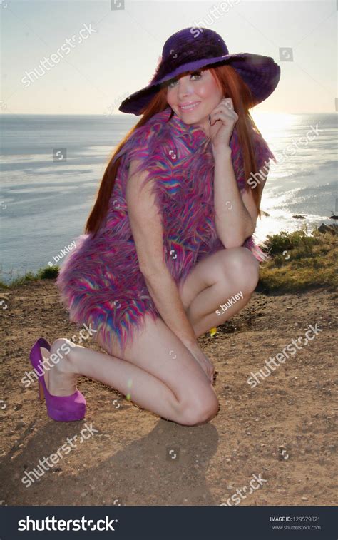 Phoebe Price Bikini Shoot Private Location Stock Photo 129579821