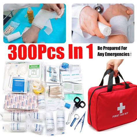 Profissional Pcs Sos Primeiros Socorros Kit De Emerg Ncia Bolsa