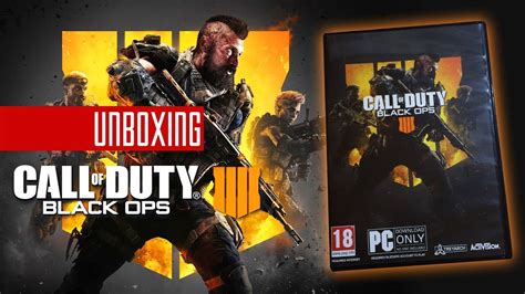 Call Of Duty Black Ops 4 Pc Dvd Case Unboxing And Overview Youtube