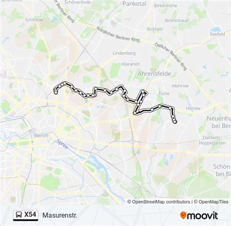 x54 Route Fahrpläne Haltestellen Karten Masurenstr Aktualisiert