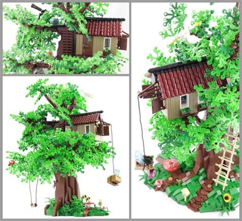 Custom LEGO tree houses & tree house sets