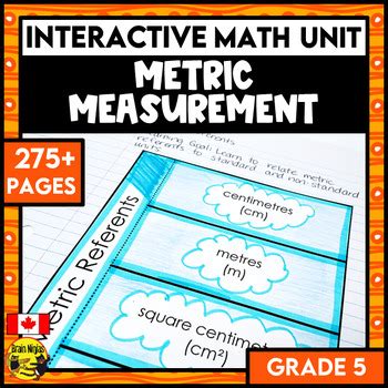 Measurement Interactive Math Unit | Grade 5 | Metric Units by Brain Ninjas