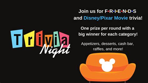 Jul 21 Friends And Disneypixar Movie Trivia Night Joliet Il Patch