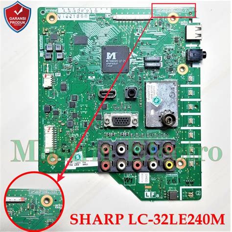 Jual Mainboard LED TV Sharp LC 32LE240M 32LE240M 32LE240 Di Lapak