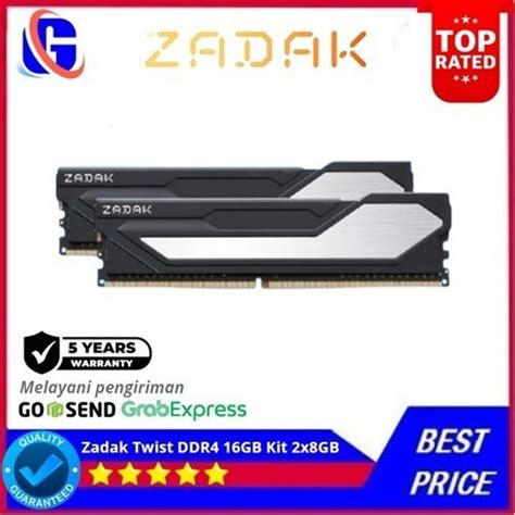 Jual Ram Zadak Twist Ddr Gb Kit X Gb Pc Mhz Memory Pc Shopee