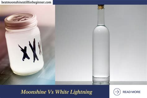 Moonshine Vs White Lightning: What is Differences?