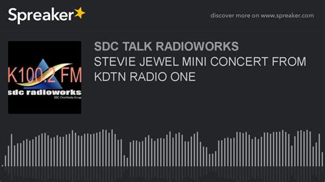 Stevie Jewel Mini Concert From Kdtn Radio One Youtube