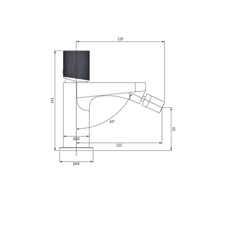 Omnires Contour Bateria Bidetowa Z Oto Szczotkowane Ct Glb Ceralux