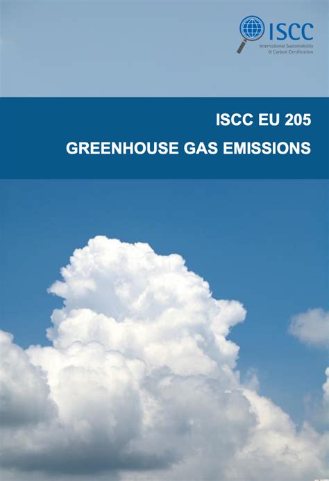 Ghg Emissions Calculations Iscc System