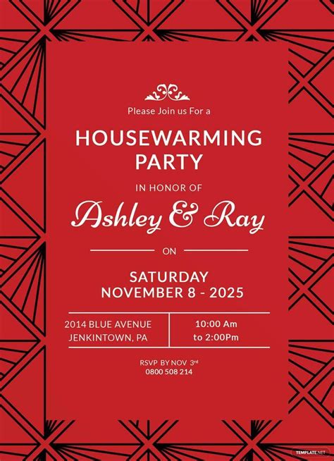 Housewarming Invitation Template In Psd Pages Word Illustrator Publisher Download