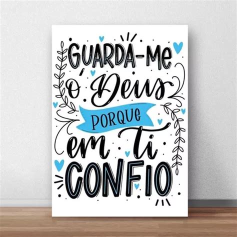 Quadro Placa Decorativa Mdf Frase Religiosa Deus 19x28cm MercadoLivre