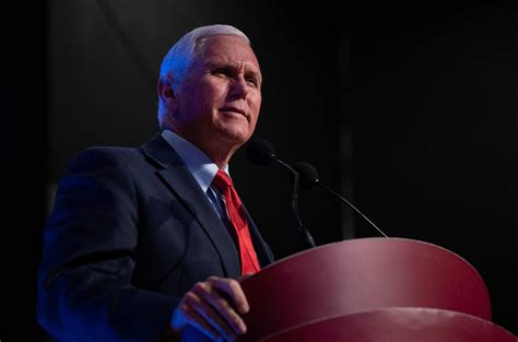 El Ex Vicepresidente De EEUU Mike Pence Lanza Su Carrera A La Casa