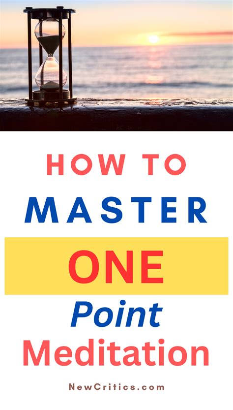 How To Master One Point Meditation? : NewCritics.com