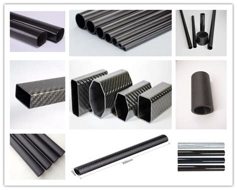 Ultra Long Carbon Fibre Tube CRP Pul Braided Tube Oval Tube With Twill