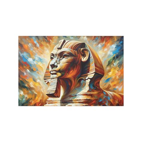 The Great Sphinx of Giza Ancient Egypt Wall Art Egyptian Home or Office ...