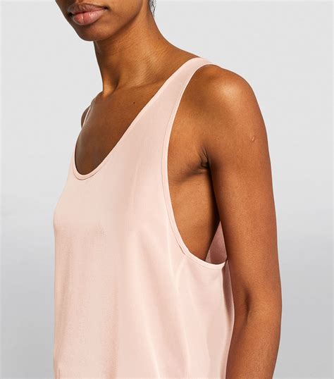 Womens Etro Pink Silk Tank Top Harrods Uk