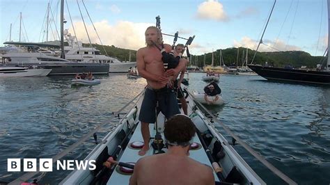 Three Brothers Set World Records Rowing The Atlantic Ocean Bbc News