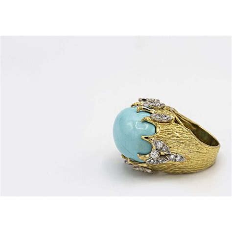 1970's 18K Yellow Gold Turquoise Ring – Robinson's Jewelers