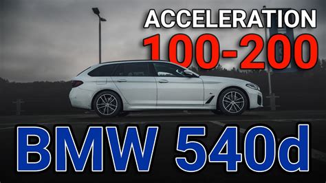 BMW 540d G31 Acceleration 100 200 Km H RaceChip Vs Stock YouTube