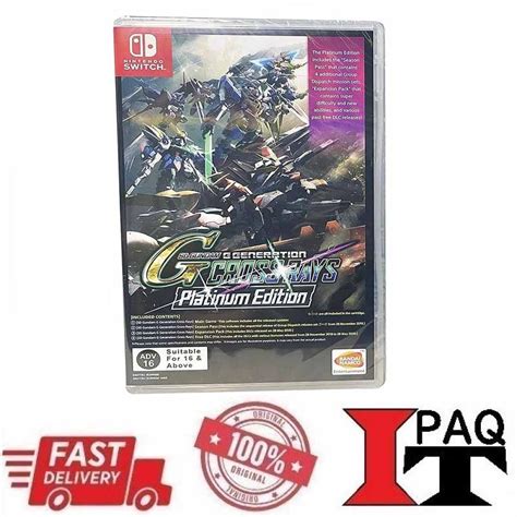 Nintendo Switch SD Gundam G Generation Cross Rays Platinum Edition