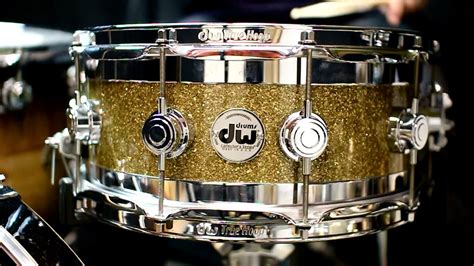 Dw Collector S 6 X 14 Gold Glass Edge Snare Drum Youtube