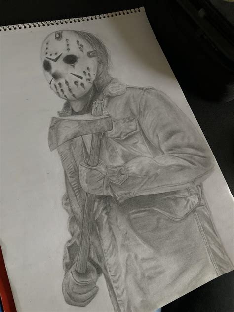 Jason Voorhees Friday The 13th Pencil By Me 2021 Scrolller