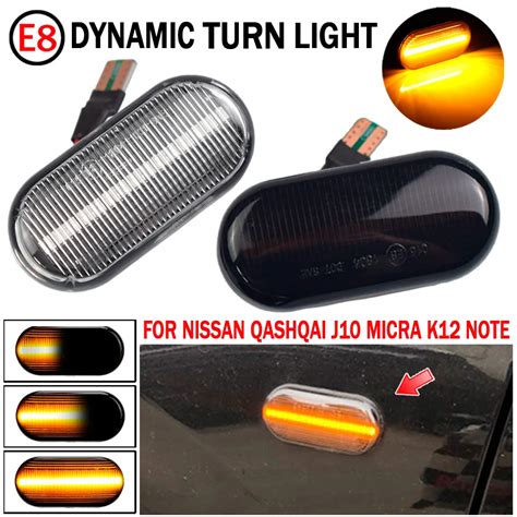 LED Car Side Marker Light Repeater Turn Signal Light For Nissan Tiida ...