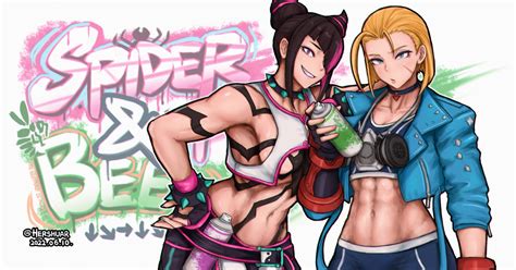 Cammy White And Han Juri Street Fighter And 1 More Drawn By Hershuar