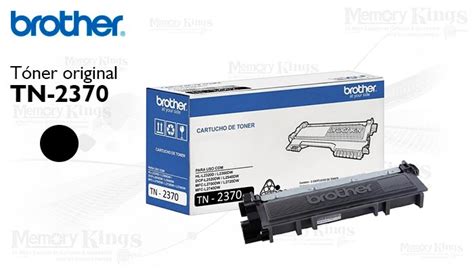 Cartucho De Toner BROTHER TN 2370 Original 2600pag Memory Kings Lo