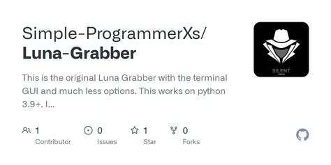 Releases Simple Programmerxs Luna Grabber Github