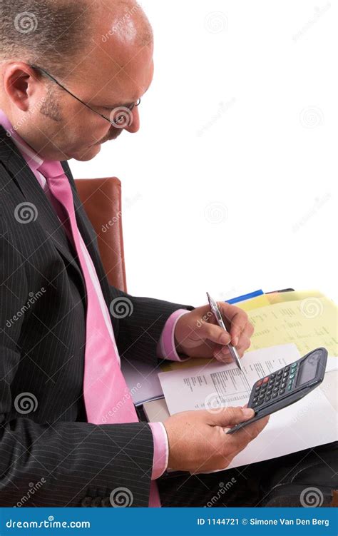 Calculating Risks Stock Image Image Of Employee Corporate 1144721