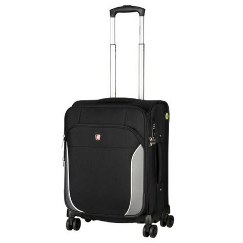 Traveller Pronature Roues Trolley Cabine Cm Schwarz Sur Bagage Fr